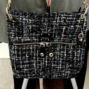 New with tags, never worn, Henri Bendel crossbody tweed jetsetter.